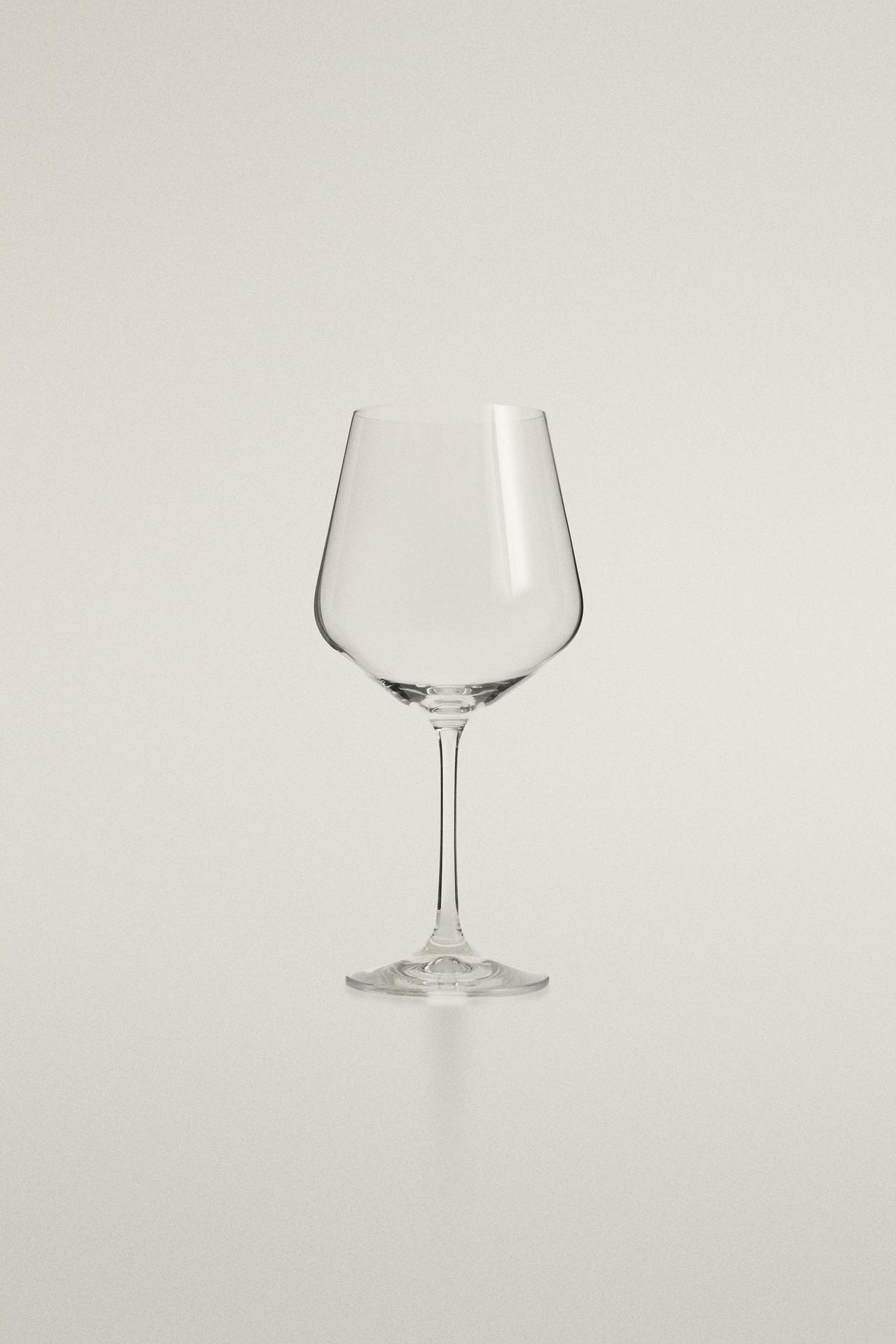 LARGE BOHEMIA CRYSTAL GLASS — Transparent