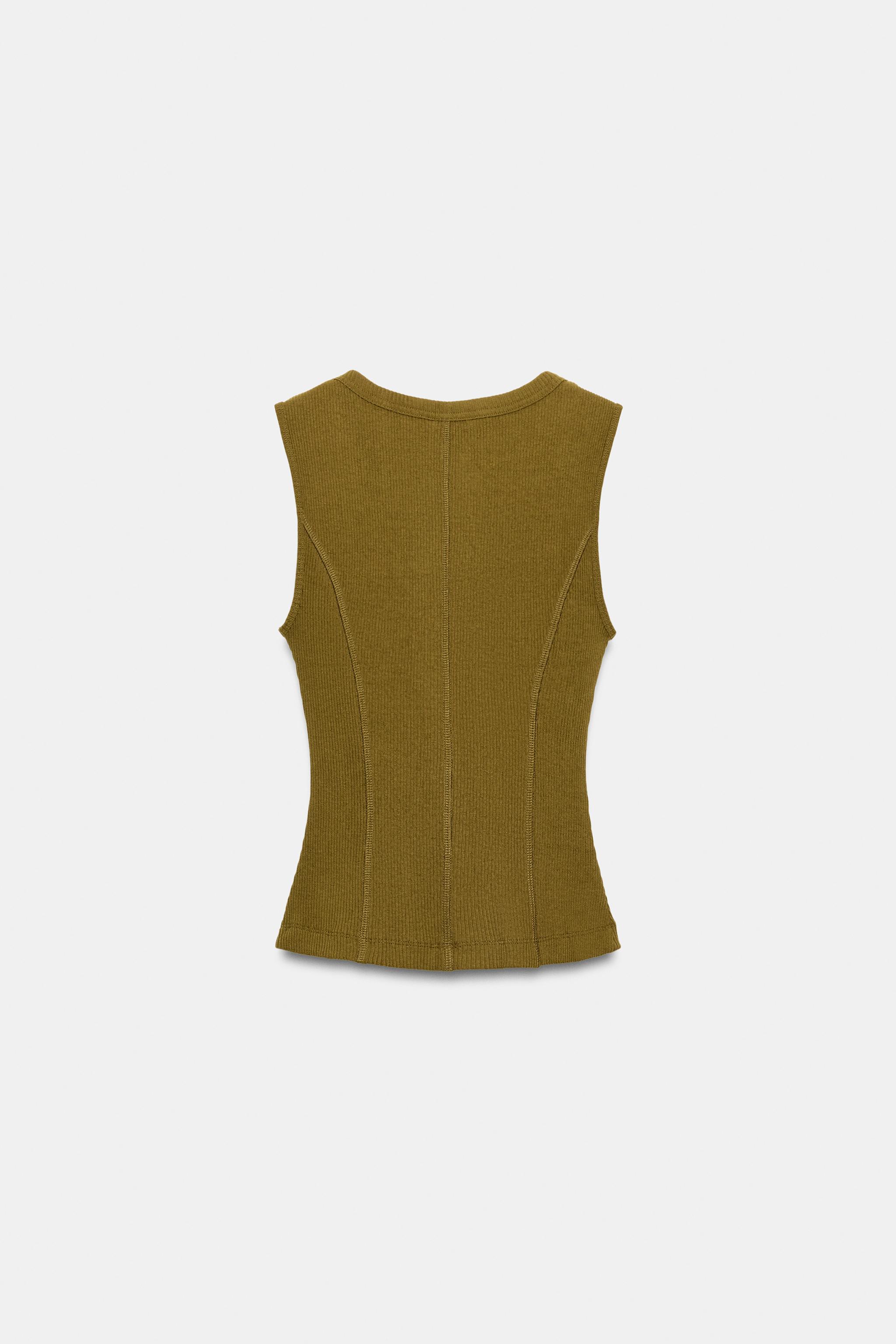 GILET CÔTELÉ À BOUTONS