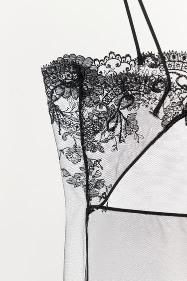 TOP BRODERIES LIMITED EDITION - Noir de Zara - Image 5