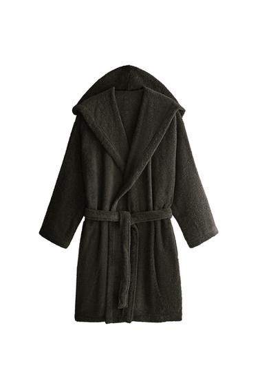 PEIGNOIR CAPUCHE (360 g/m²) - Vert foncé de Zara