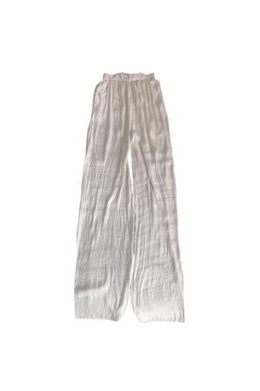 PANTALON FLUIDE ROSE CLAIR