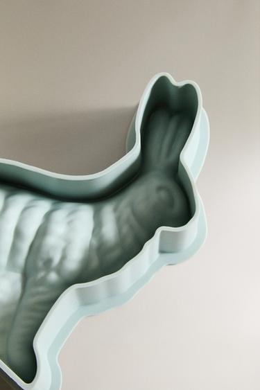 RABBIT BAKING MOULD SET (SET OF 2) - Blue by Zara - Image 1