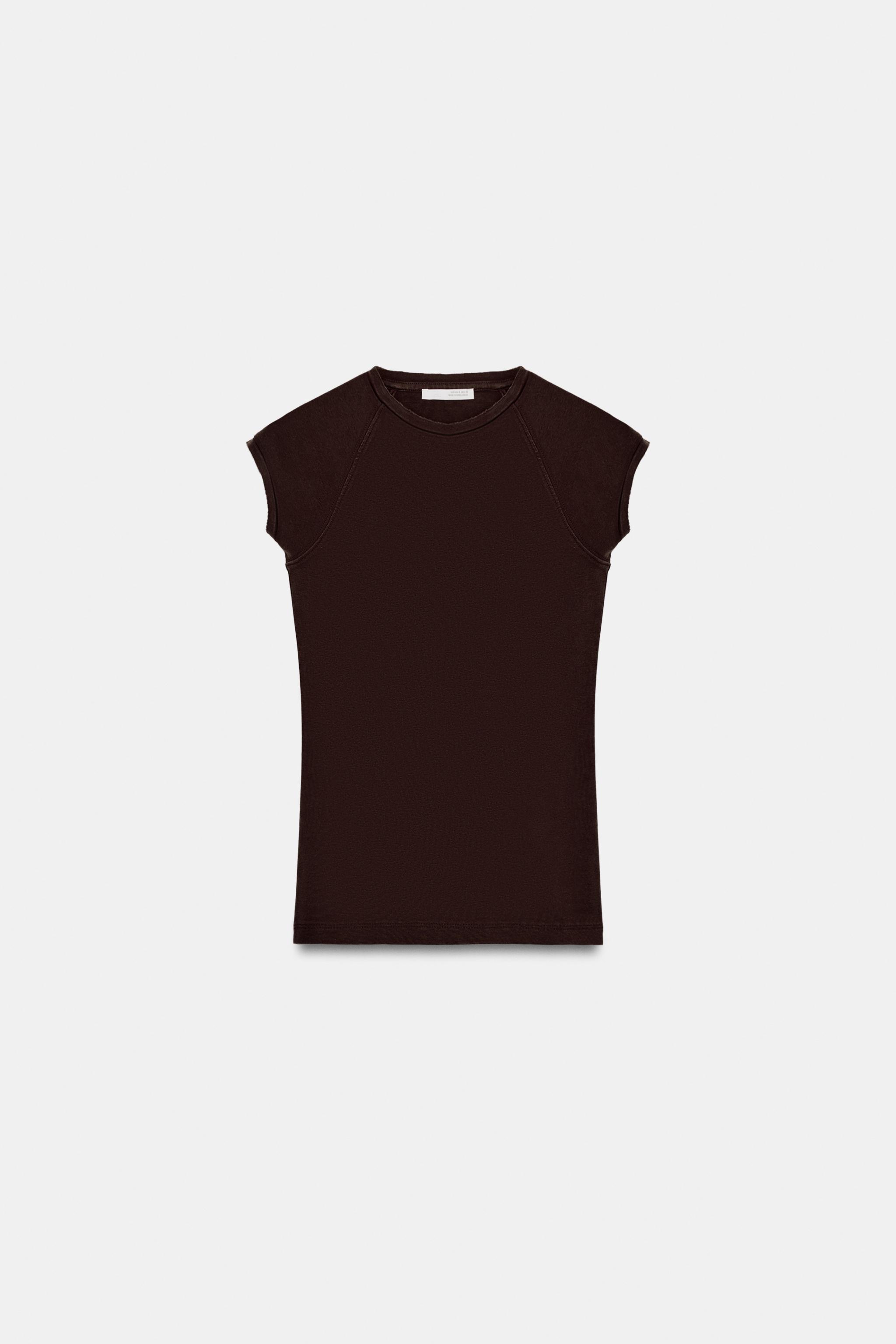 SOLUK EFEKTLİ REGLAN KOLLU T-SHIRT - Görsel 5