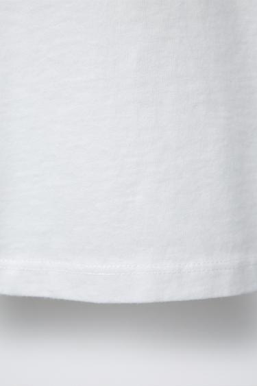 PRINTED T-SHIRT - White by Zara - Image 3
