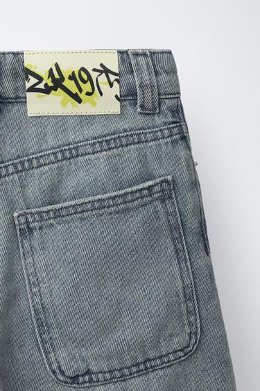 SKATE DENIM BERMUDA SHORTS - Blue by Zara - Image 2