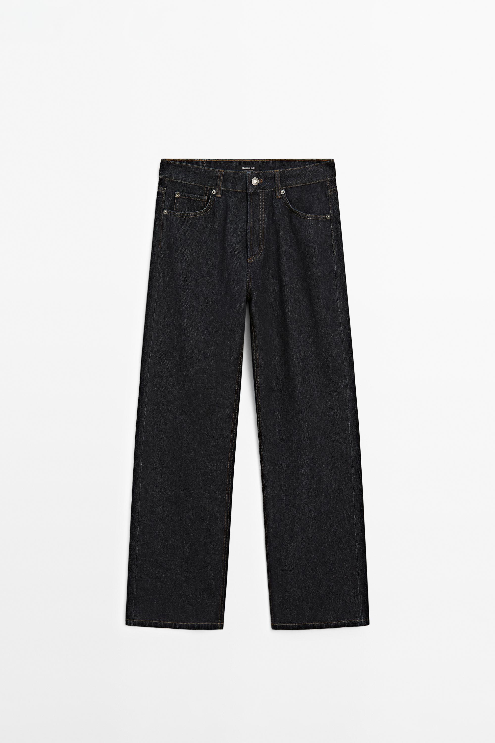 Mid-rise wide-leg jeans — Blue