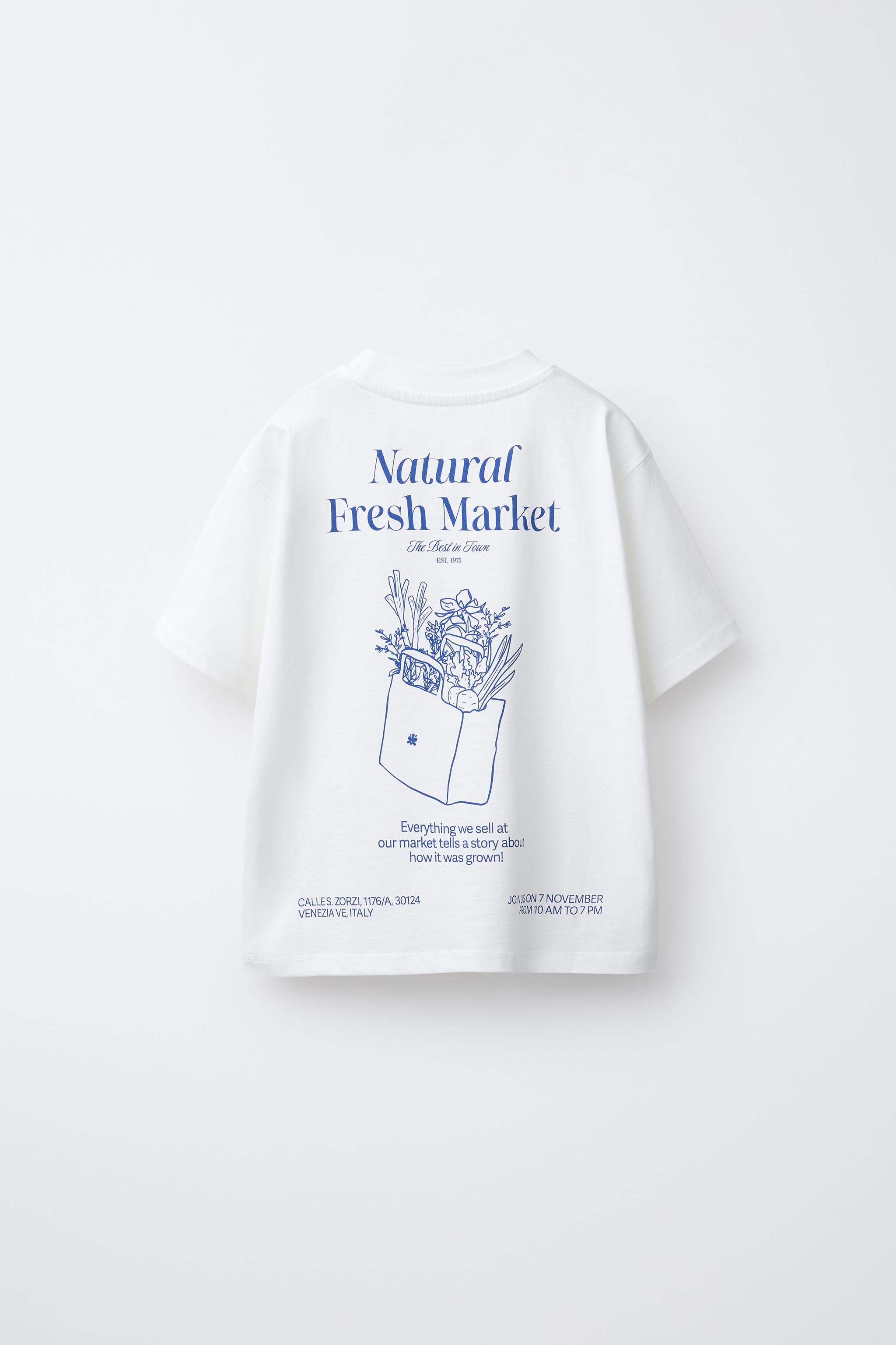 T-SHIRT BRODÉ ET INSCRIPTION