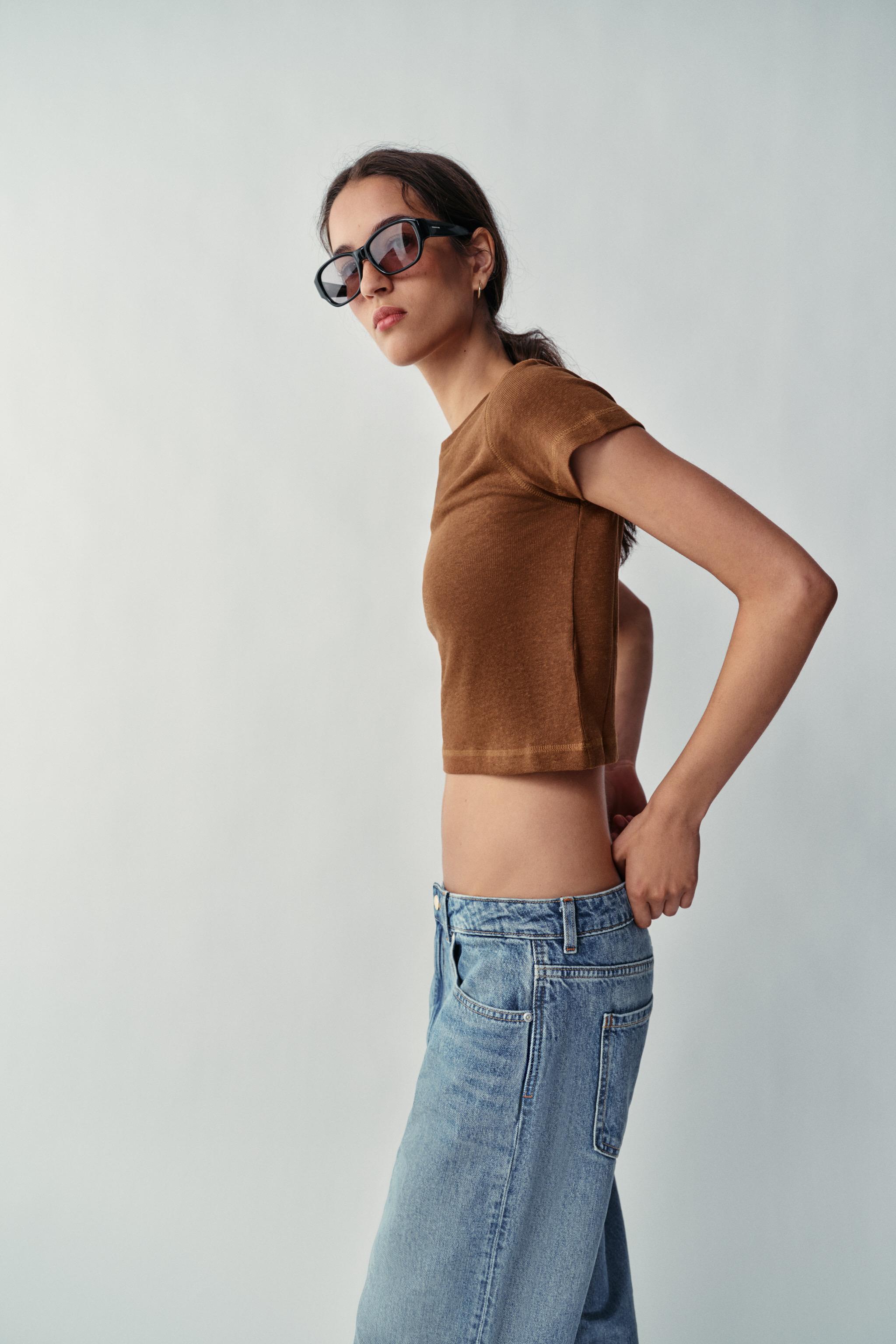 RUSTIC SHORT SLEEVE T-SHIRT — Burnt orange