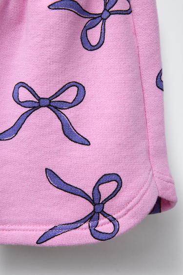 PRINTED BERMUDA SHORTS - Bubble gum by Zara - Image 3