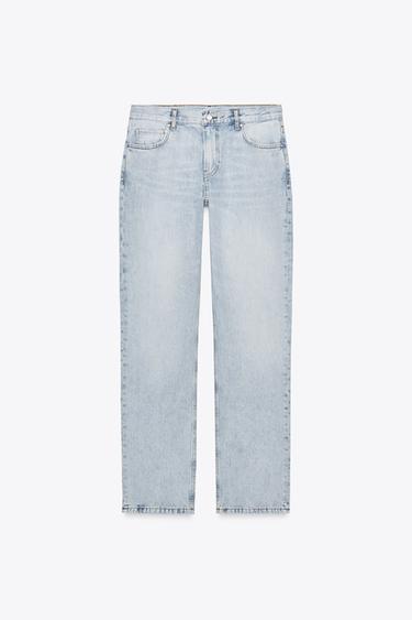 ZW COLLECTION STRAIGHT BOOTCUT LOW-RISE JEANS - Light blue by Zara - Image 6