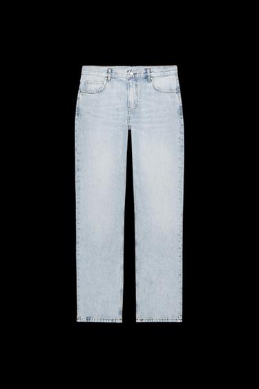 ZW COLLECTION STRAIGHT BOOTCUT LOW-RISE JEANS - Light blue by Zara - Image 0
