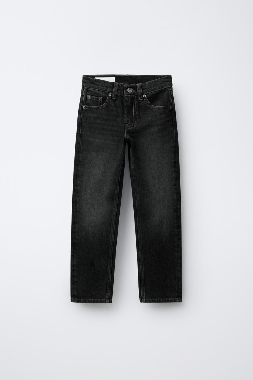 ストレートデニムパンツ - ブラック | ZARA Japan / 日本