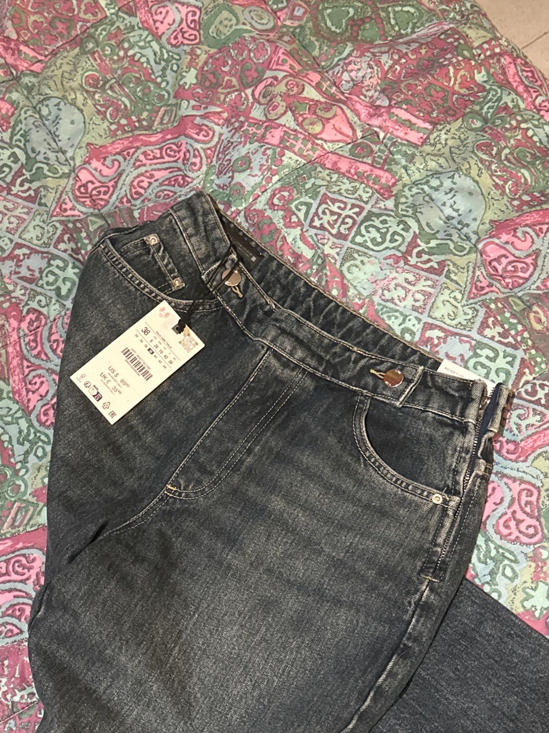 Z1975 FLARE MID-WAIST JEANS WITH BUTTONS - Image 4