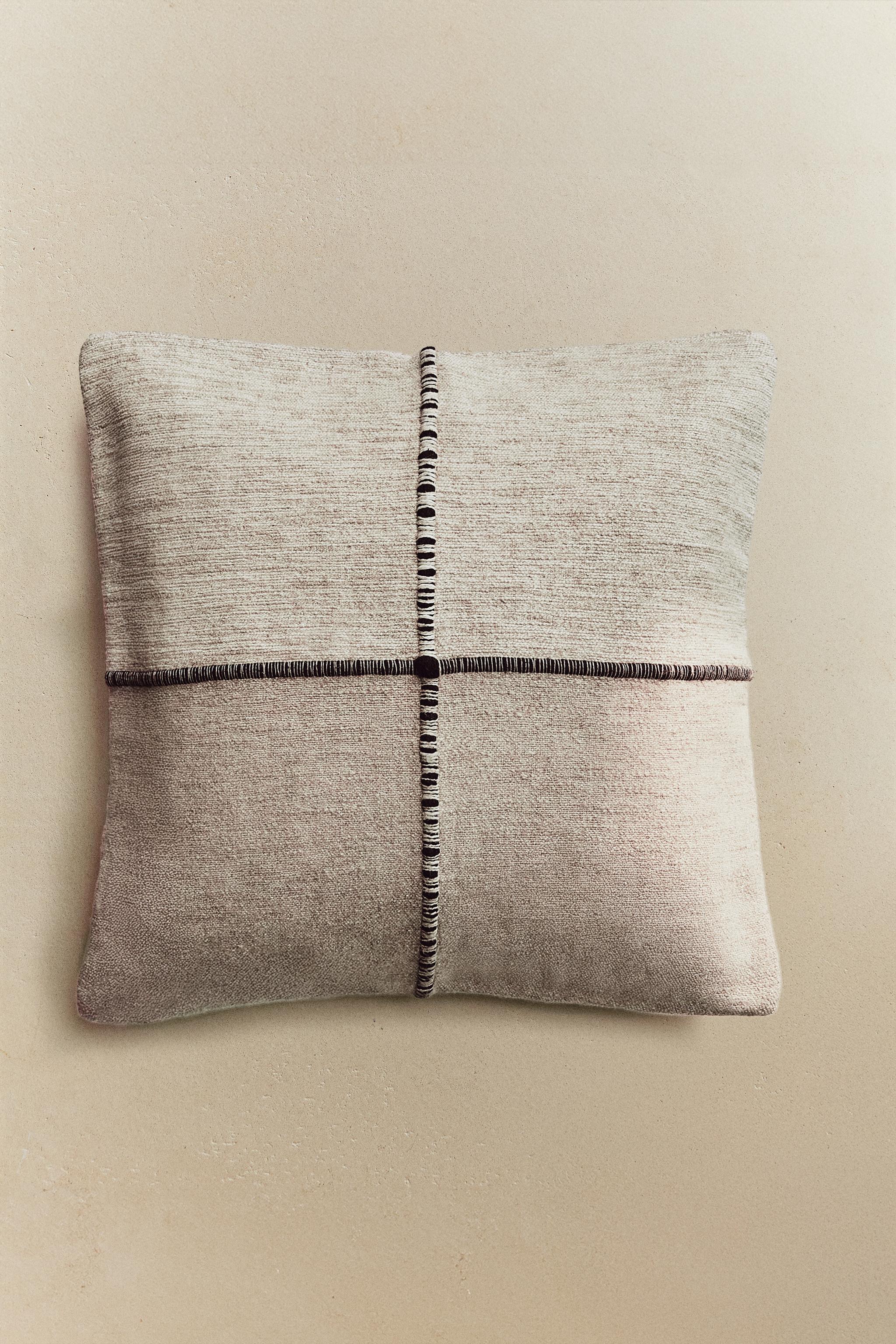 HOUSSE DE COUSSIN LIGNES