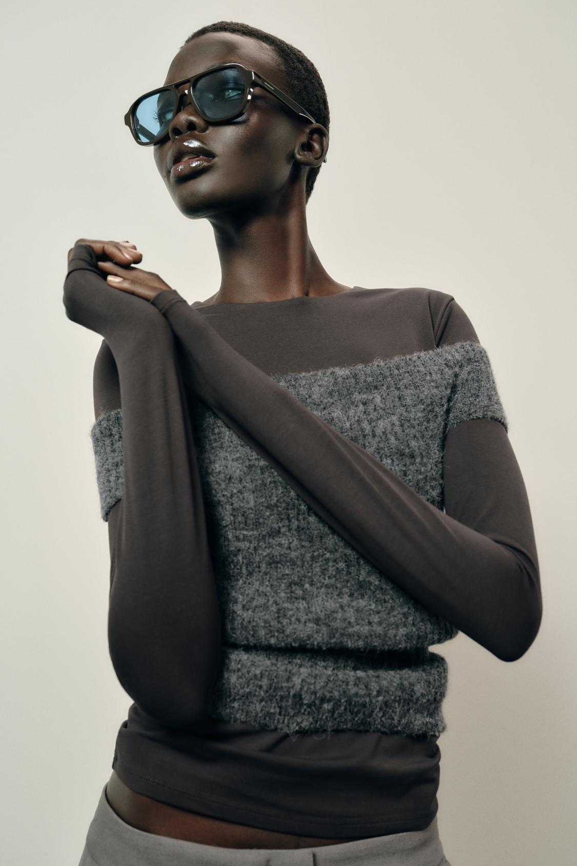 Zara BASIC COTTON T-SHIRT
