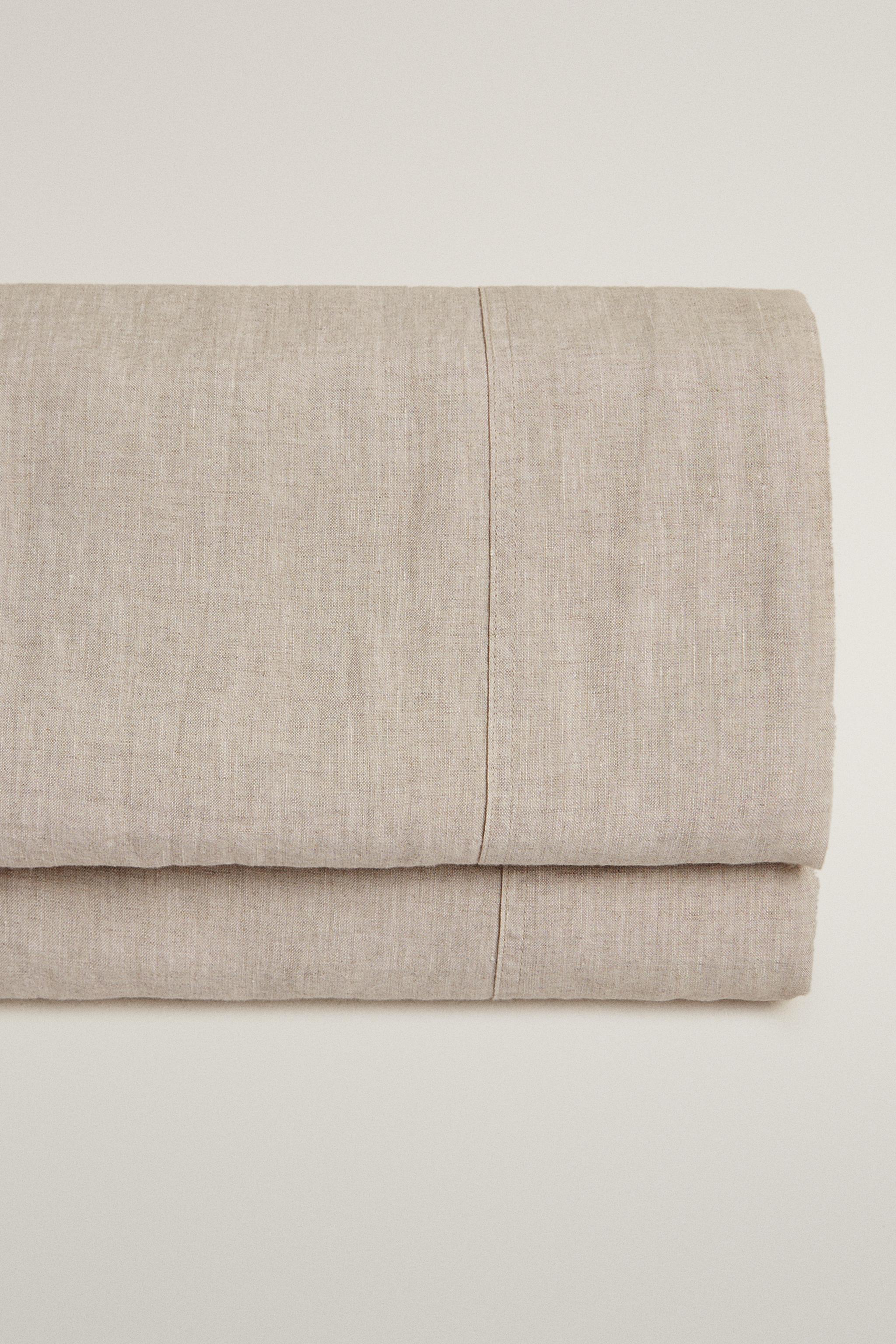 WASHED LINEN FLAT SHEET (160 GSM)