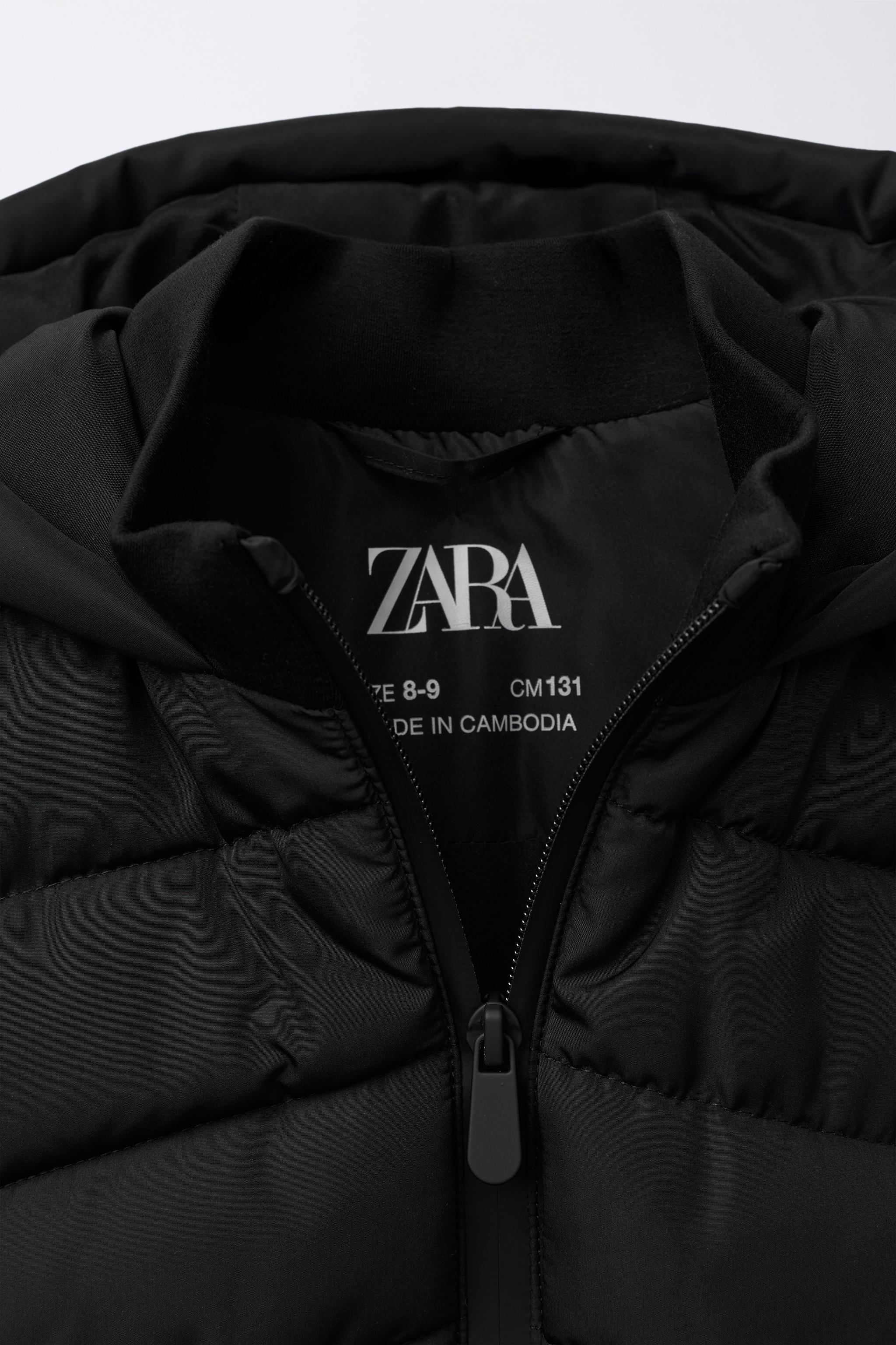 COLLUSION Unisex maxi puffer jacket in ecru