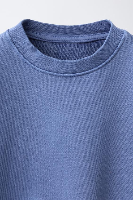 SWEAT UNI - Bleu roi de Zara - Image 2