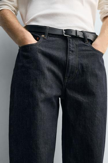 JEAN STRAIGHT FIT - Bleu marine de Zara - Image 4