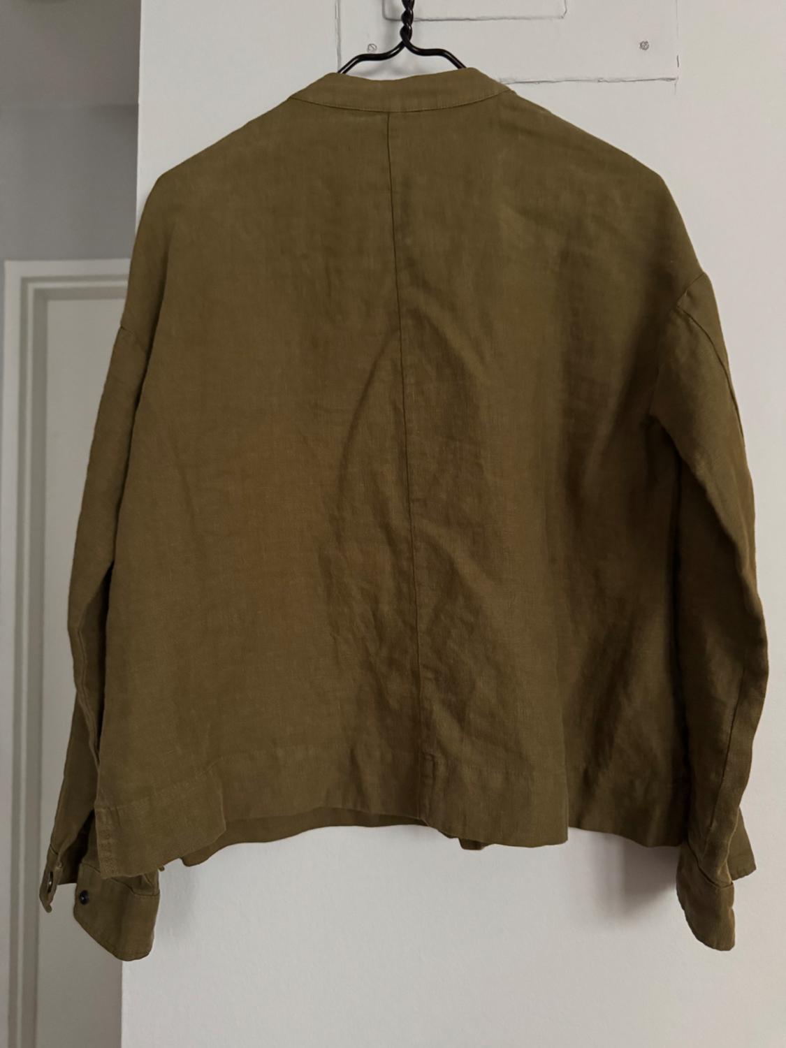 LINEN JACKET WITH POMPOMS - Image 2