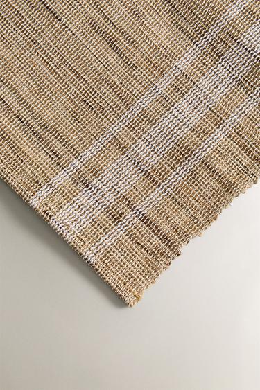 SET DE TABLE RAMIE RAYURES - Beige clair de Zara - Image 2