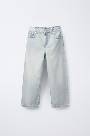 Zara Açık mavi - RELAXED FIT BAGGY JEAN