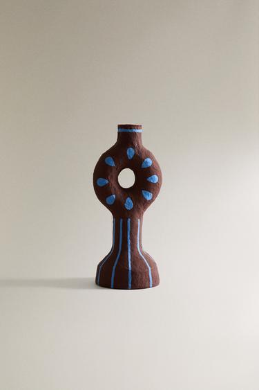 PAPIER-MÂCHÉ CANDLESTICK - various by Zara