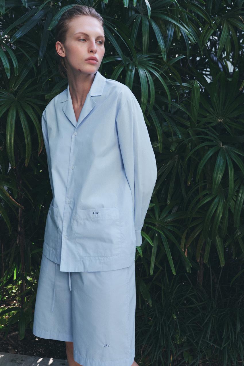 COTTON PAJAMA SHIRT