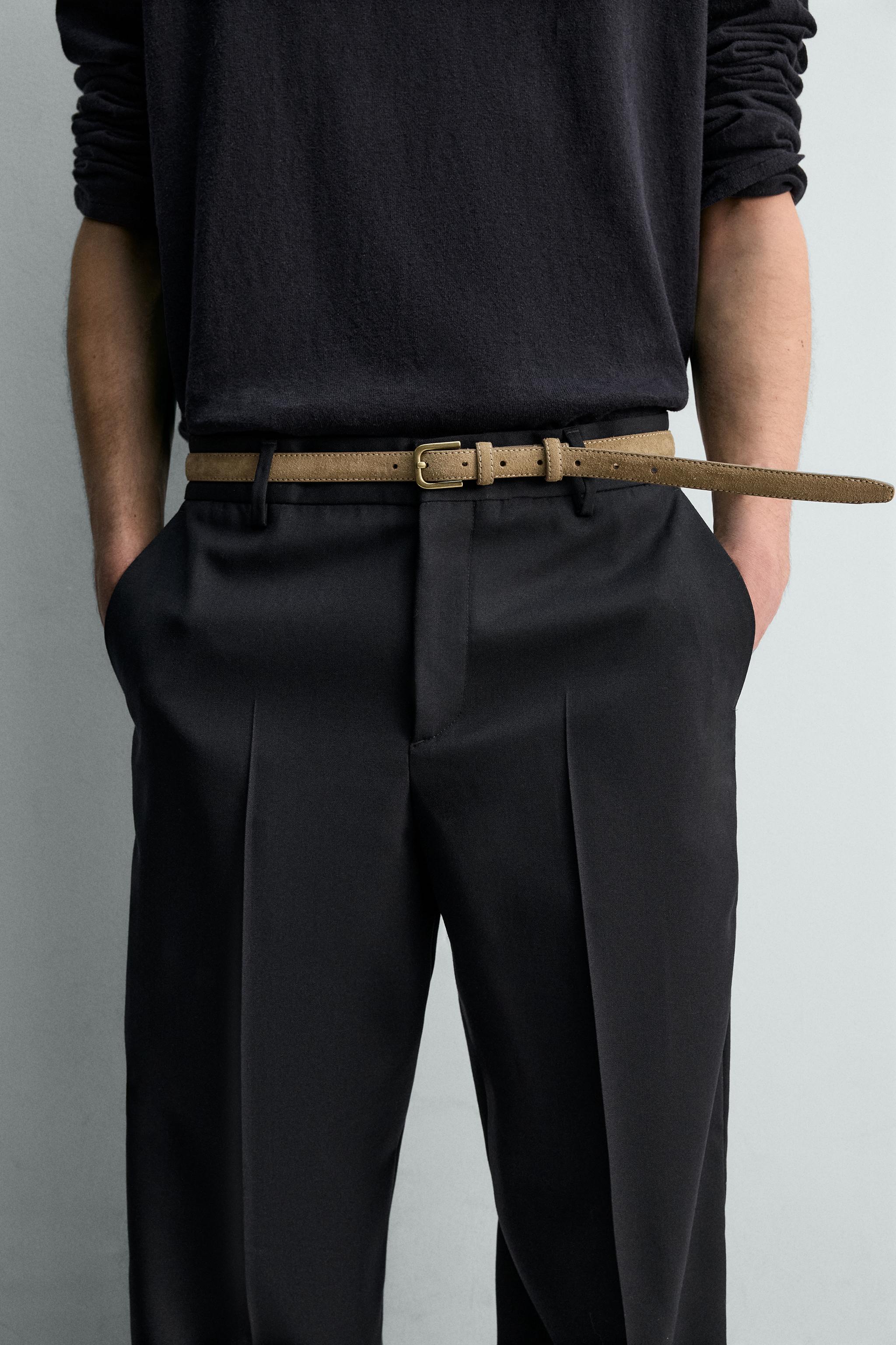CEINTURE EN CROÛTE DE CUIR