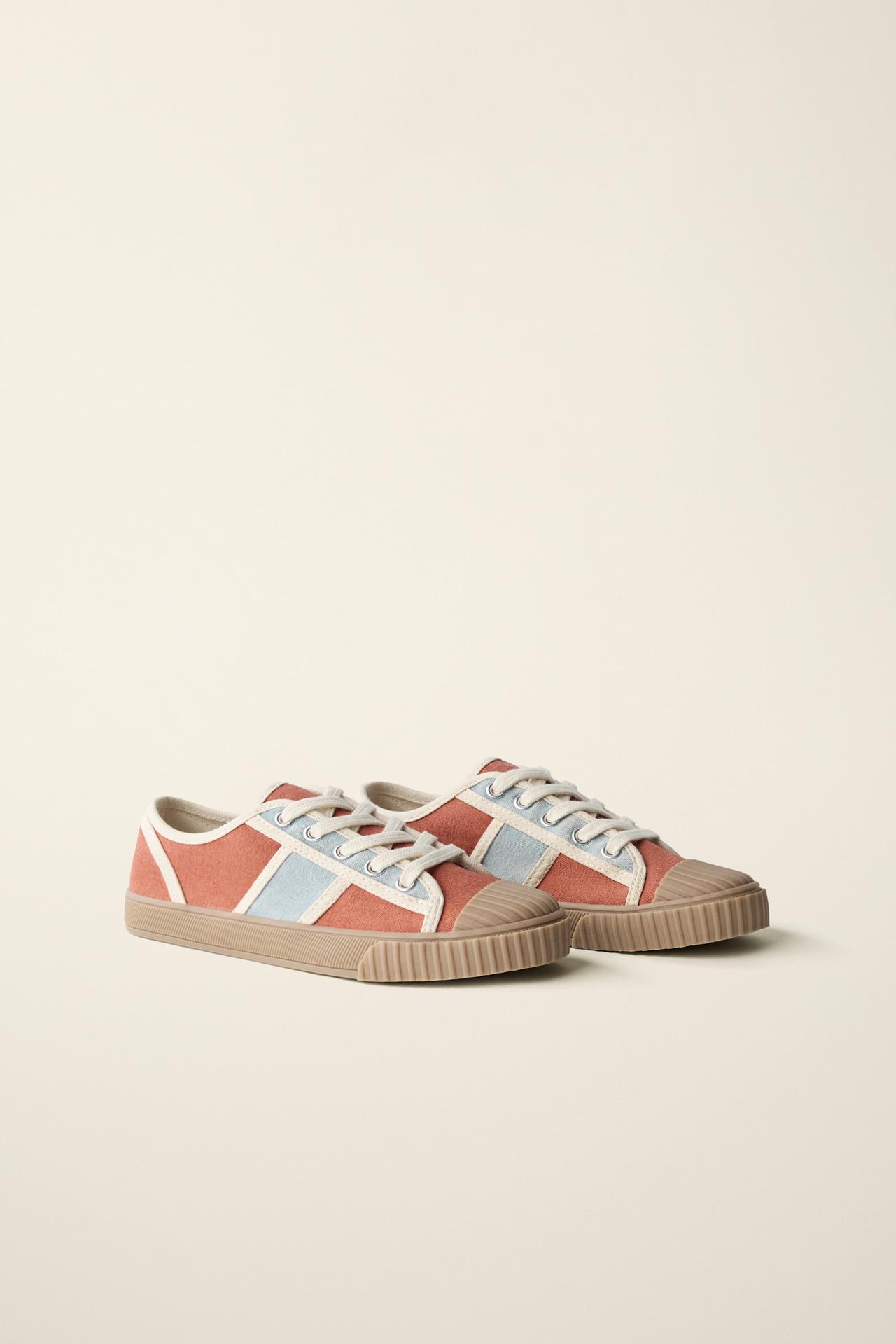 SNEAKERS CREATED BY CARAMEL LONDON X ZARA — Red