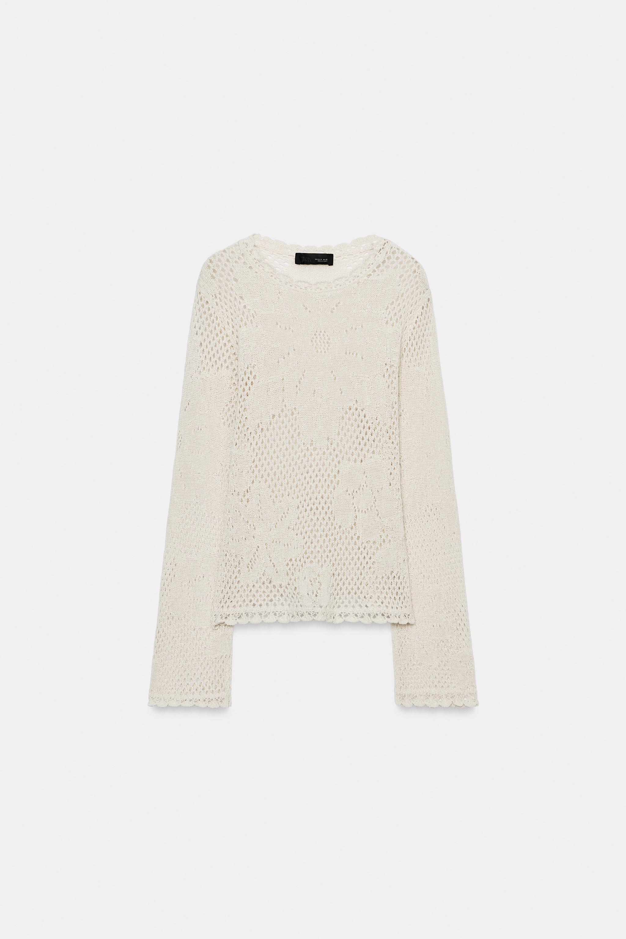 POINTELLE KNIT JUMPER