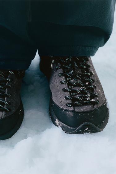 Zara TECHNICAL SNEAKERS - Gray