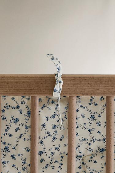 TOUR DE LIT BÉBÉ FLEUR BLEUE - Bleu de Zara - Image 4