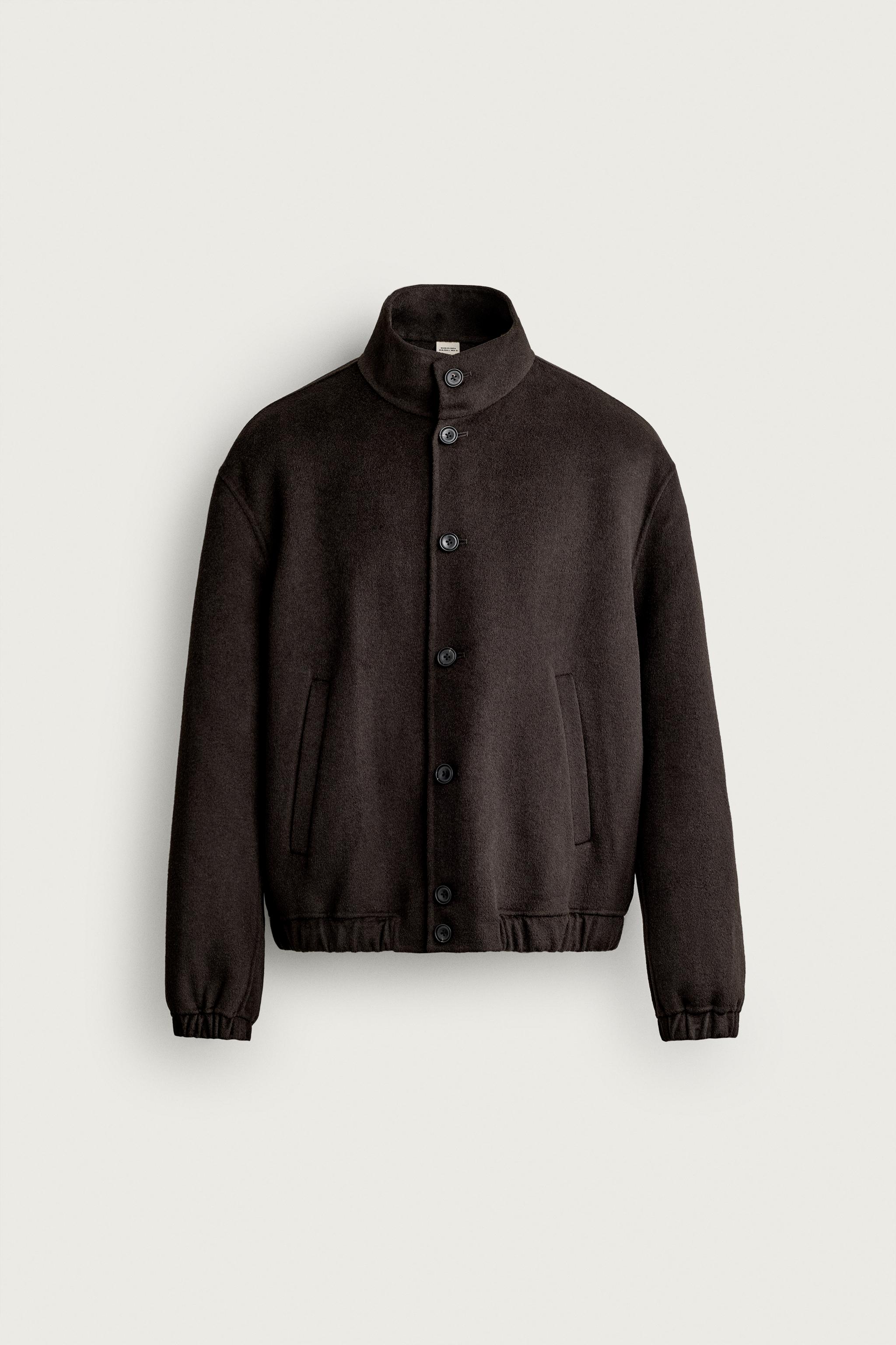 DOUBLE-FACED WOOL-BLEND JACKET