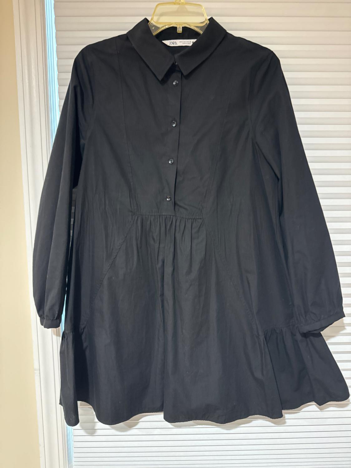 POPLIN SHIRT DRESS