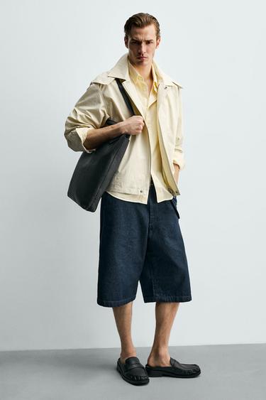 MOCASSINS OUVERTS À L'ARRIÈRE - Noir de Zara - Image 1