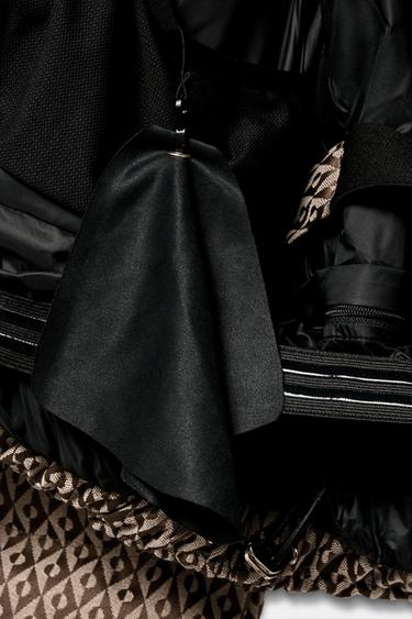 PADDED ANORAK 80% DOWN 20% FEATHER WATER-RESISTANT WINDPROOF RECCO® TECHNOLOGY SKI COLLECTION - Beige-brown by Zara - Image 13