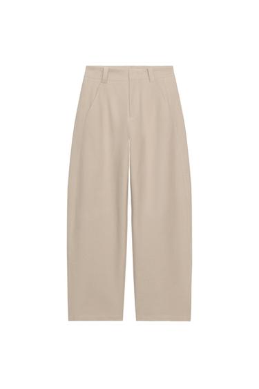 PANTALONI BARREL - cammello di Zara