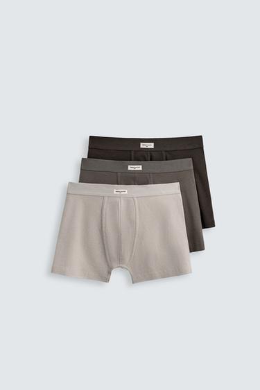 SOFT BOXERS 3-PACK - various by Zara