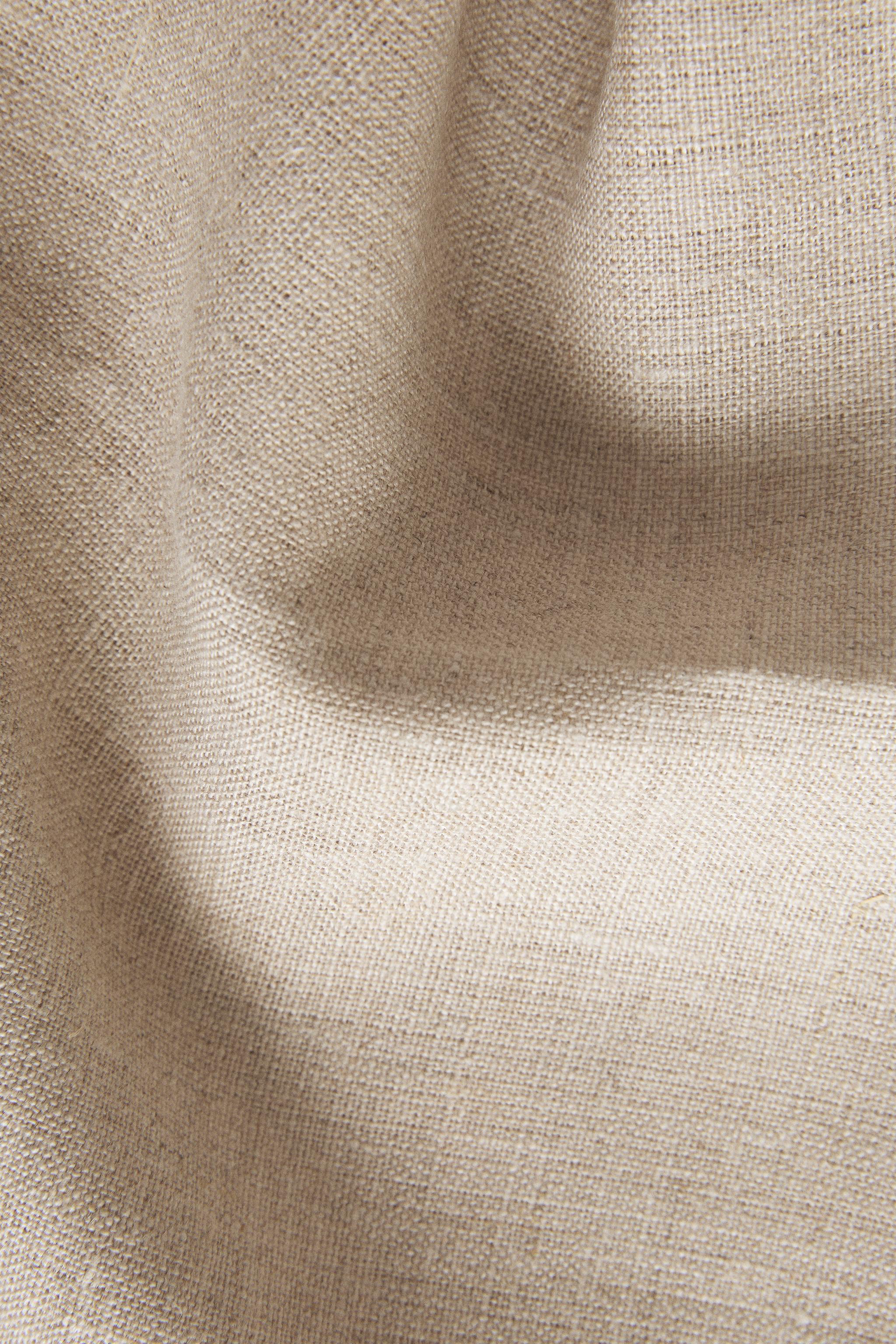 LOT DE SERVIETTES LIN COULEUR UNIE
