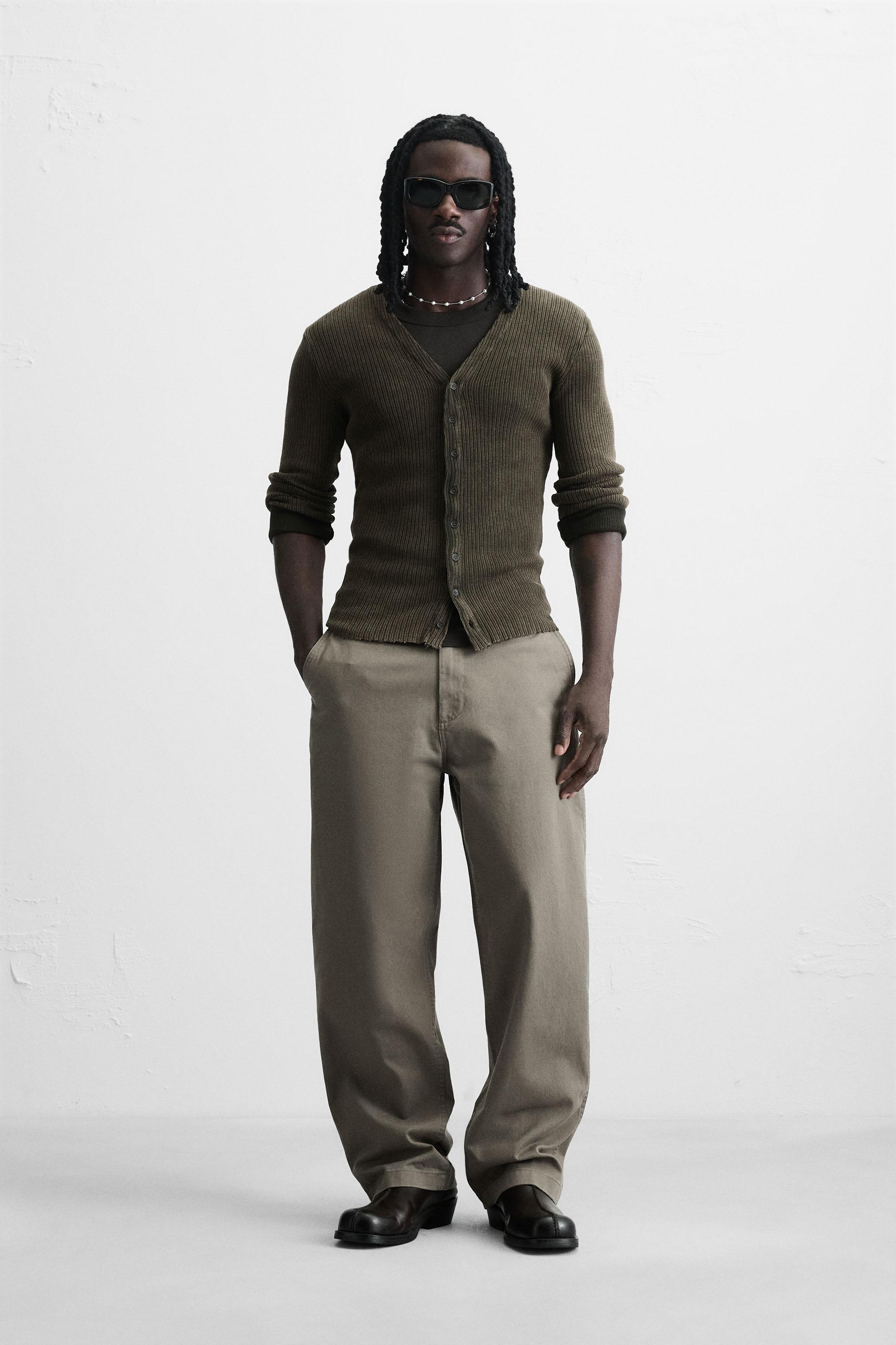 WASHED RIB CARDIGAN