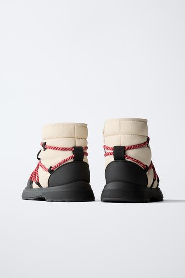 WATER-REPELLENT SNOW BOOTS - White by Zara - Image 4