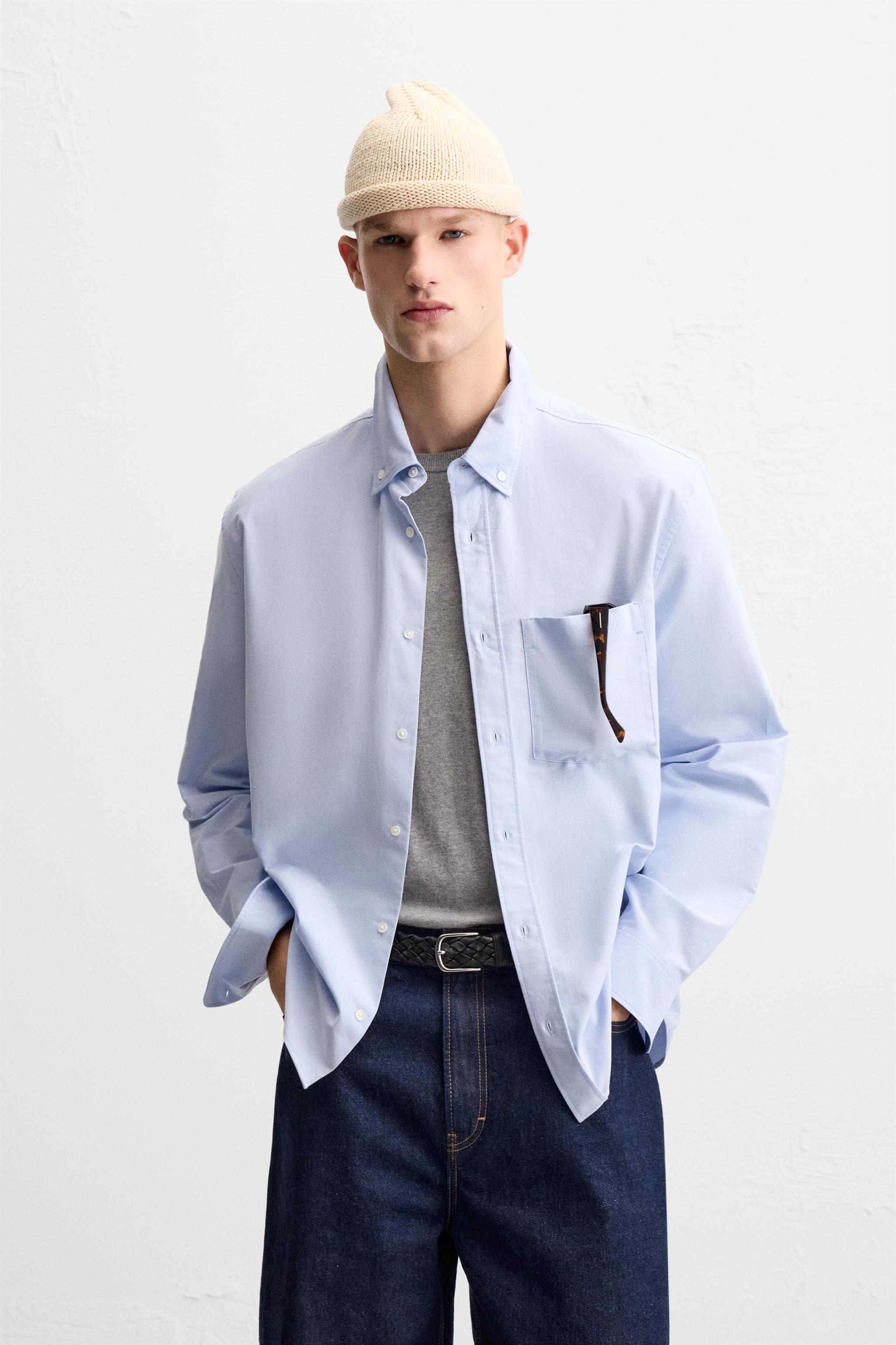 OXFORD SHIRT LIMITED EDITION - Sky blue | ZARA United States