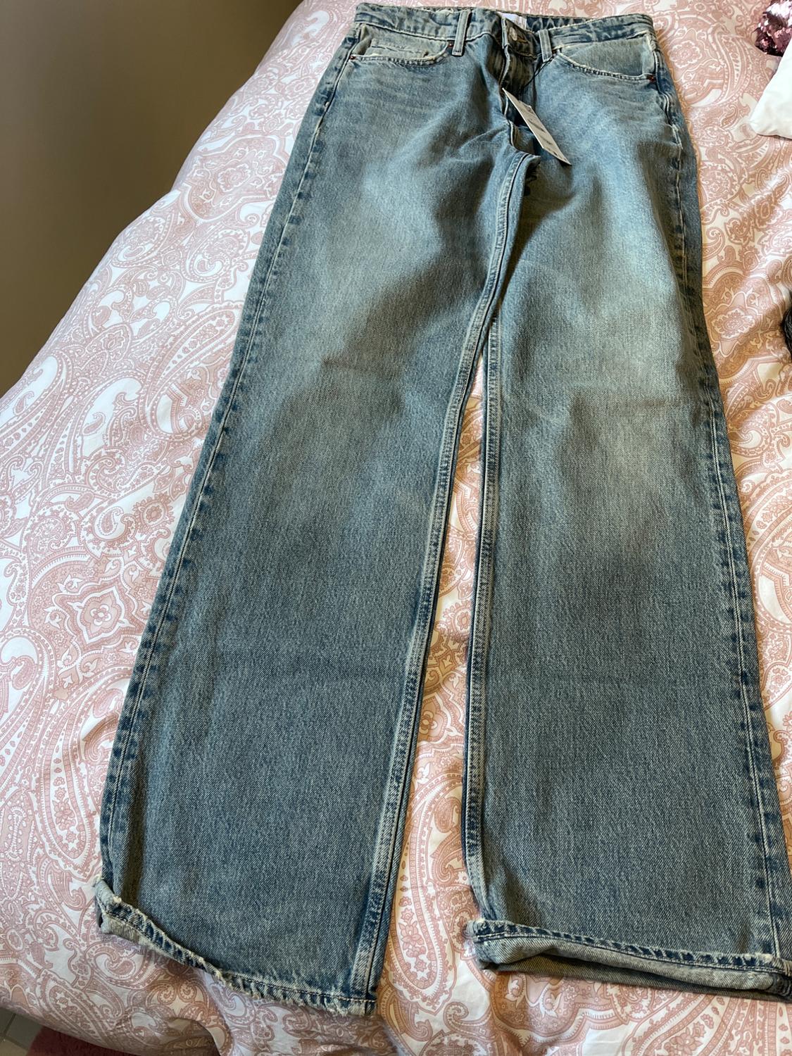 TRF WIDE-LEG MID-RISE FULL LENGTH JEANS - Image 2