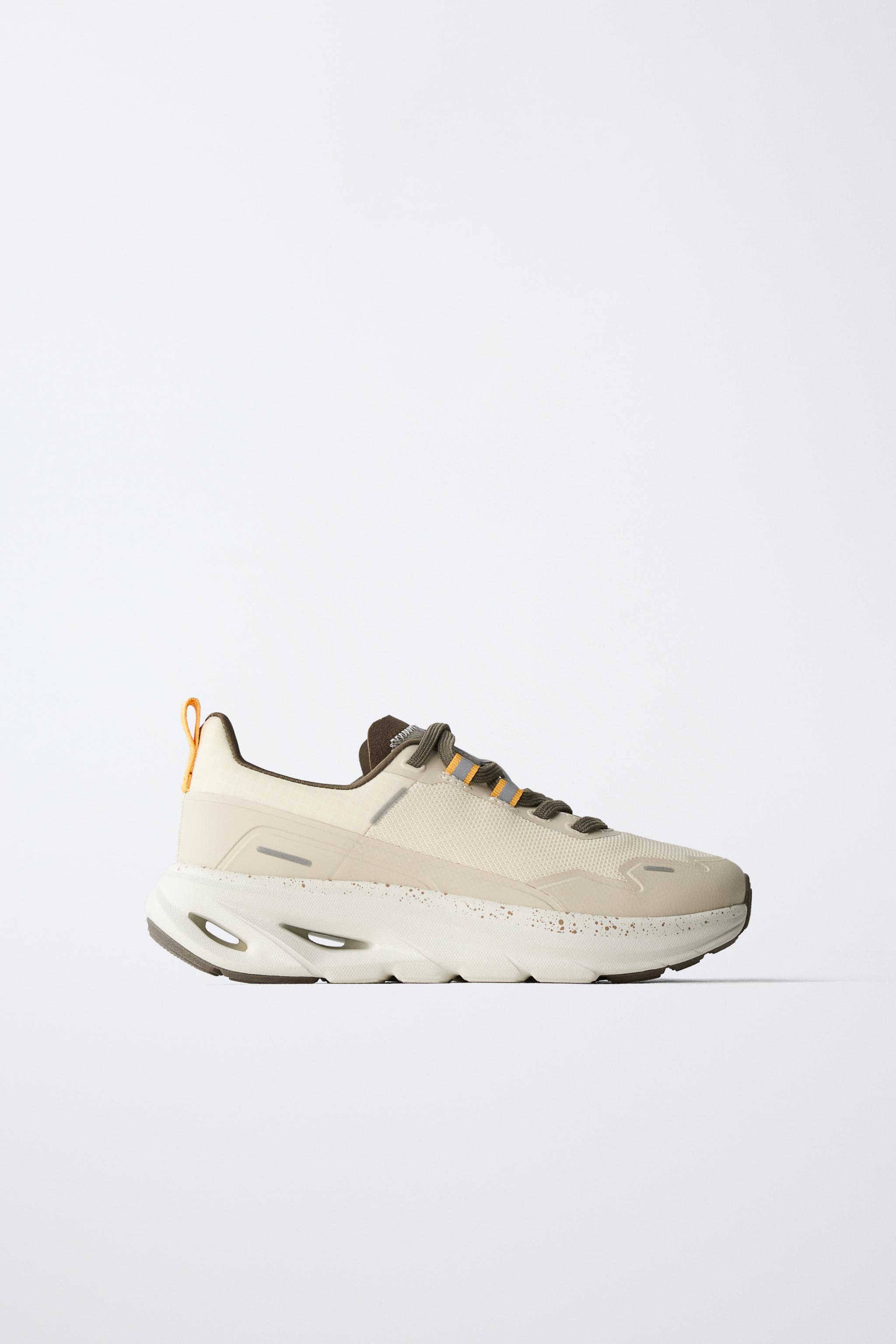 ソールディテールスニーカー - エクリュ | ZARA Japan / 日本