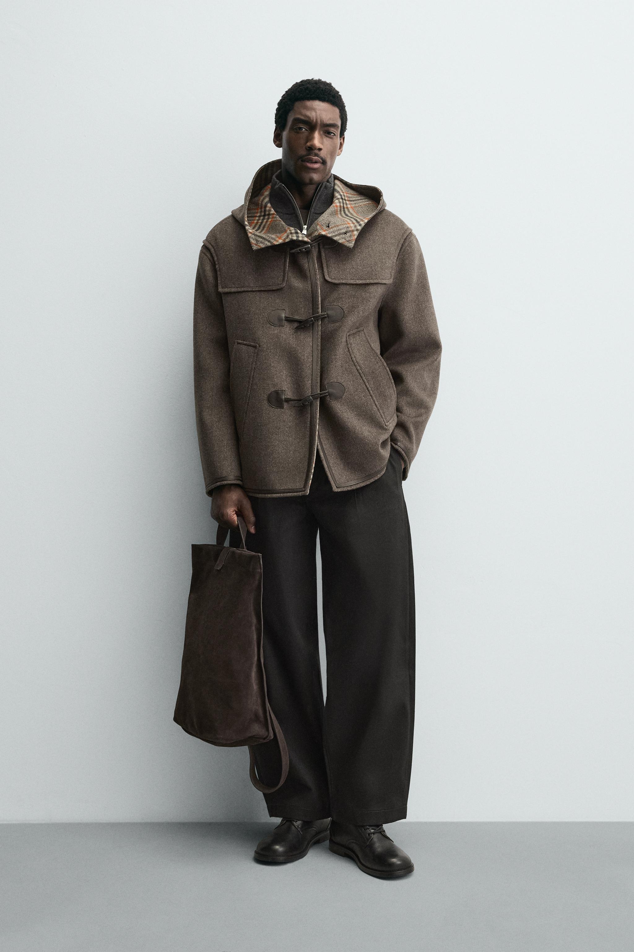 フード付きコート | メンズ | ZARA 日本