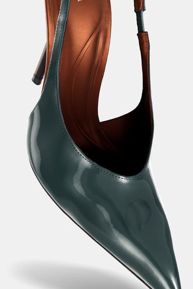 Zara PATENT FINISH SHOES - Multi-color - Image 0