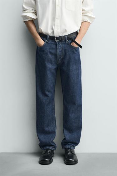 ДЖИНСЫ REGULAR FIT — СИНИЙ от Zara