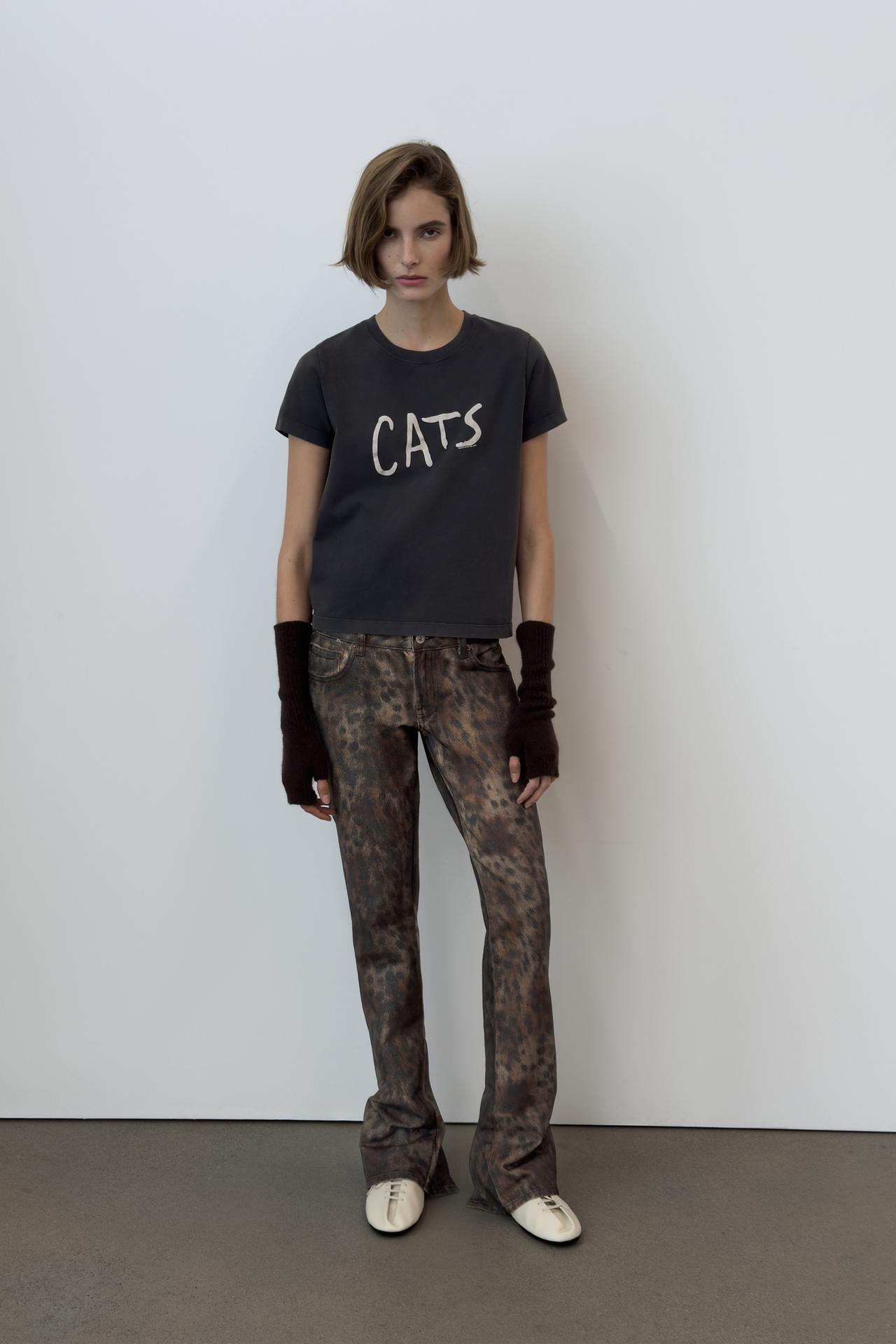 CATS WASH EFFECT T-SHIRT