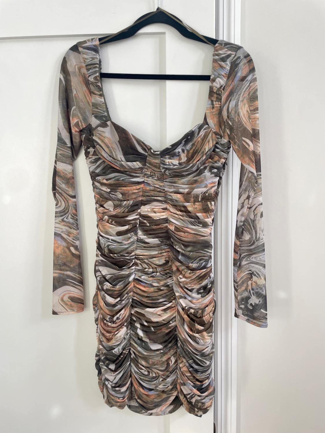 VESTIDO TUL DRAPEADO